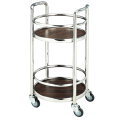 Top Quality Hot Sell 3 in 1 Stainless Steel Wine Service Trolley Beverage Cart liquor trolley